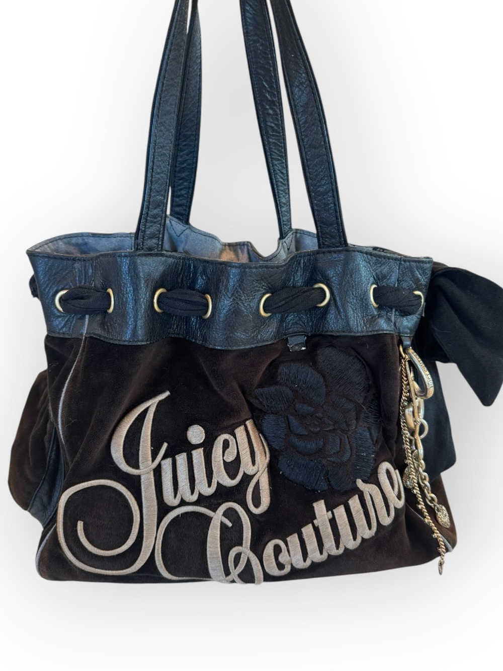 Vintage Juicy Couture Velour Daydreamer Tote / Project Bag 🖤